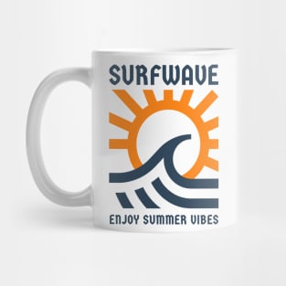 Surfing Summer Holiday T-Shirt Mug